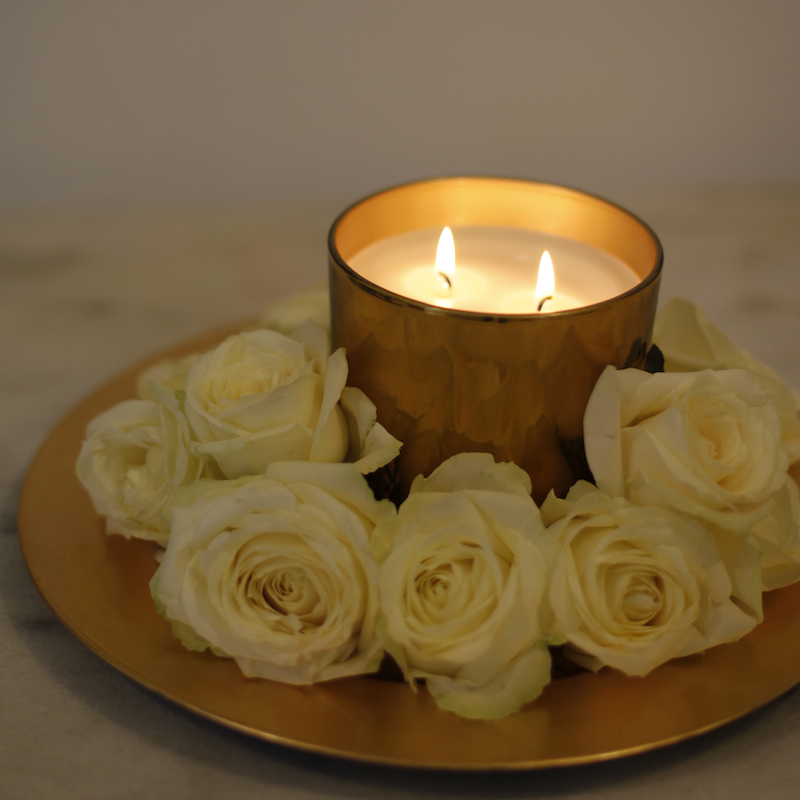 Vela vaso cristal dorado i vaso de cristal dorado para velas i ...