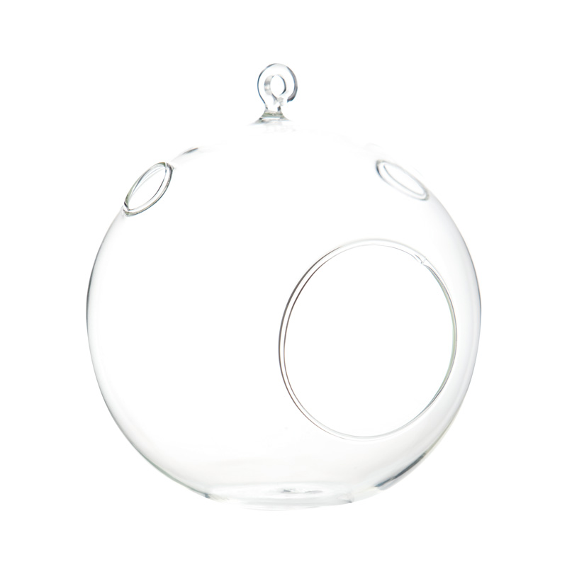 Portavelas de cristal colgante esfera de vidrio colgante esfera | Decoragloba
